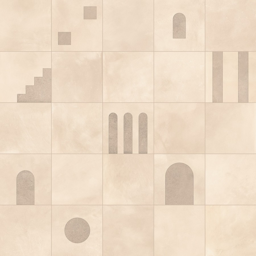 Керамогранит 20x20 Kh5K Talco Dec.archetipo 20-40% - Decoro /60-80% - Fondo Cottomilano матовая бетон / цемент, кирпич, дизайн 9мм Keope Керамогранит 20x20 Kh5K Talco Dec.archetipo 20-40% - Decoro /60-80% - Fondo Cottomilano матовая бетон / цемент, кирпич, дизайн 9мм Keope