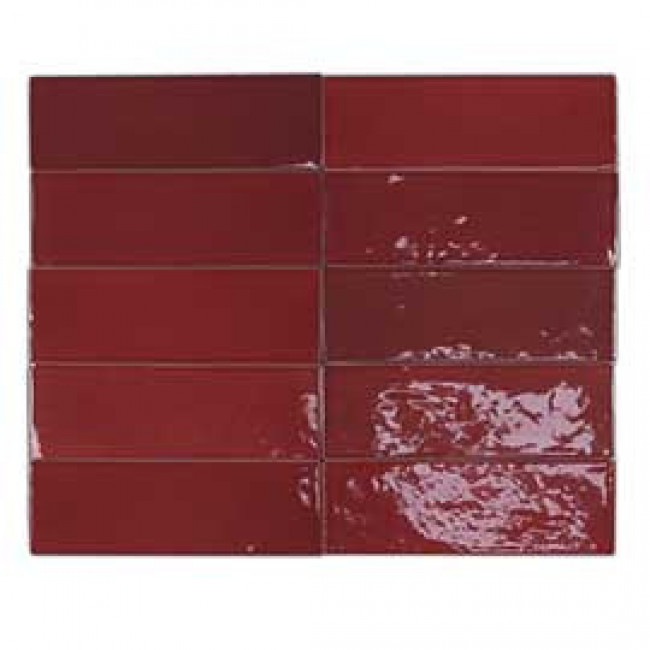 Плитка 16x5 8мм Safi Wine 122109 глянцевая красный DNA Tiles Плитка 16x5 8мм Safi Wine 122109 глянцевая красный DNA Tiles