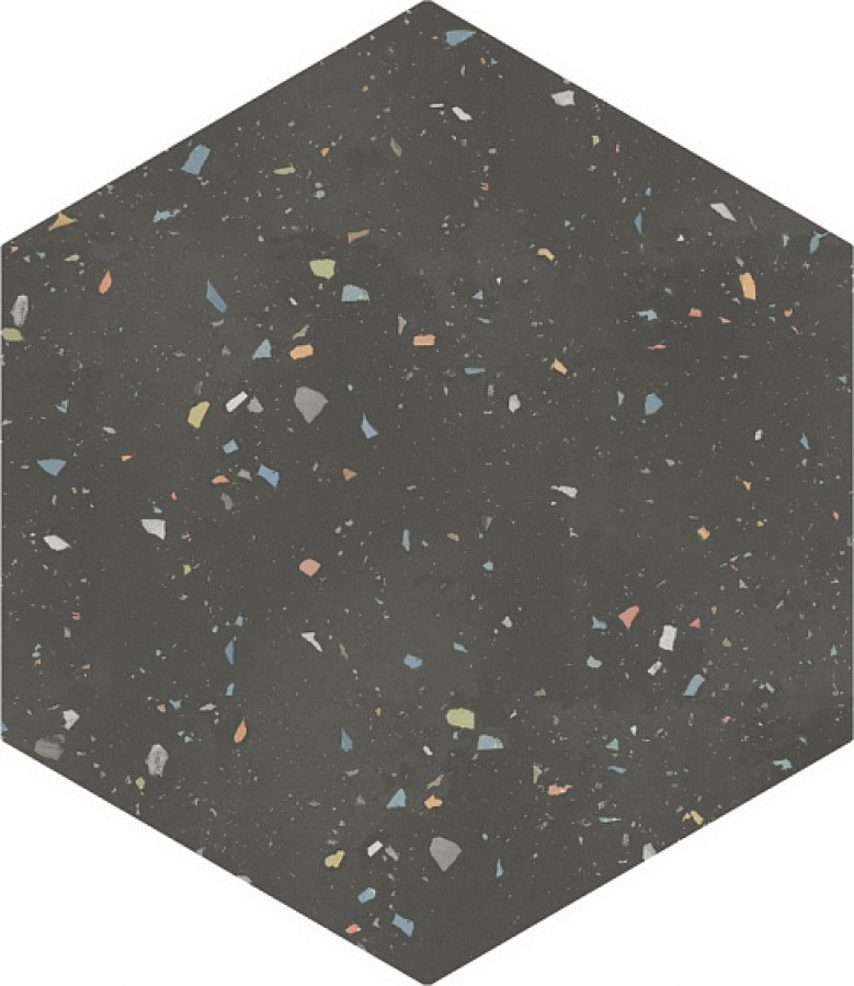 Керамогранит 37x32 Terrazzo Graphite Colours 123386 DNA Tiles Керамогранит 37x32 Terrazzo Graphite Colours 123386 DNA Tiles