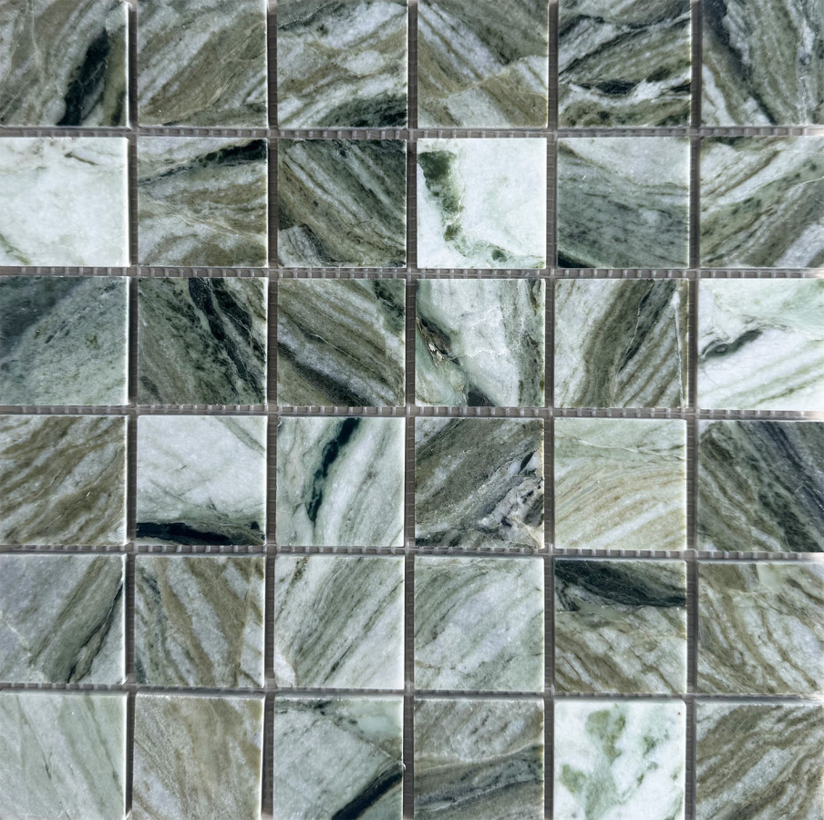 Мозаика Classic Green Marble полированная 31x31 7мм Wild Stone Мозаика Classic Green Marble полированная 31x31 7мм Wild Stone