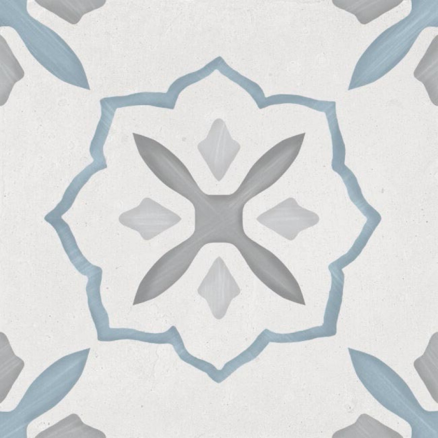 Керамогранит 22x22 Blue Cross Sirocco белый узор Harmony Керамогранит 22x22 Blue Cross Sirocco белый узор Harmony