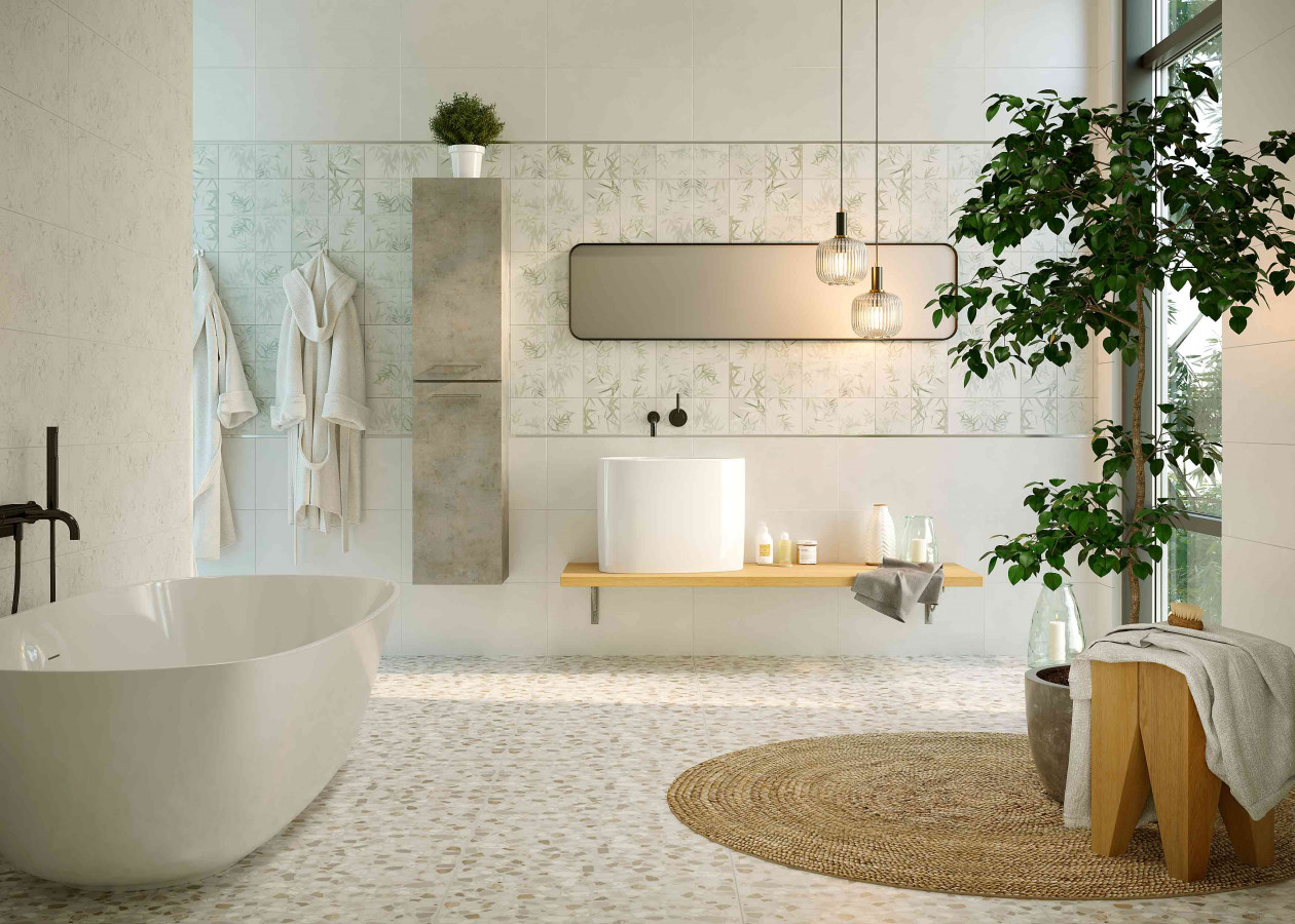 Керамогранит 60x30 10мм Tropicano white NRL_P0045 (сп) матовая Creto Керамогранит 60x30 10мм Tropicano white NRL_P0045 (сп) матовая Creto