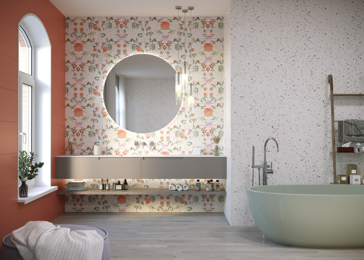 Плитка 30x30 9мм Seventies Soda матовая Creto Плитка 30x30 9мм Seventies Soda матовая Creto