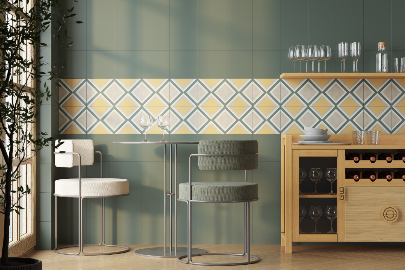 Керамогранит 20x20 8мм Poly 4 NEW DB_009 матовая Creto Керамогранит 20x20 8мм Poly 4 NEW DB_009 матовая Creto