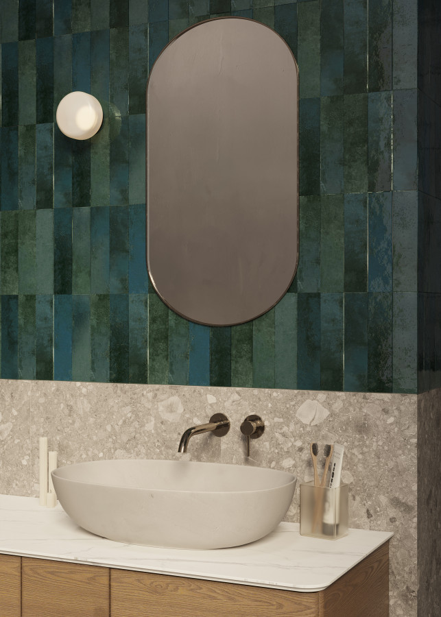 Плитка 24x5 9мм Magic Coal (пал.54,432м2) глянцевая Creto Плитка 24x5 9мм Magic Coal (пал.54,432м2) глянцевая Creto