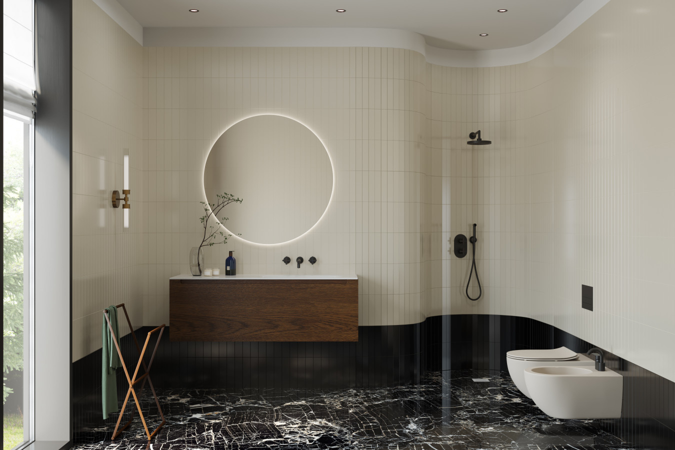 Плитка 5x5 9мм Aquarelle leaf матовая Creto Плитка 5x5 9мм Aquarelle leaf матовая Creto