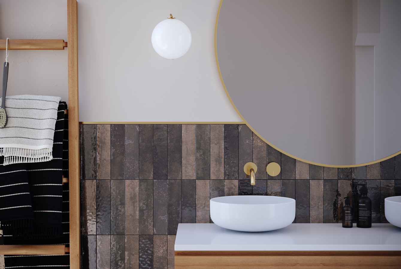 Плитка 5x5 9мм Aquarelle storm матовая Creto Плитка 5x5 9мм Aquarelle storm матовая Creto