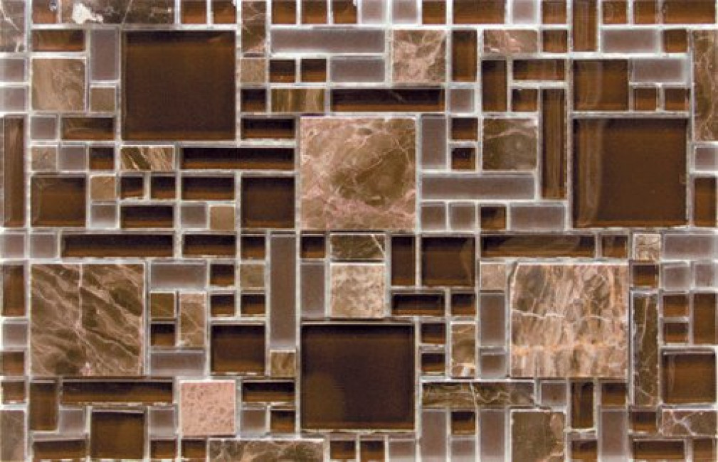 Мозаика Irida 30x30 Elite Brown, Стекло Камень Керамика Elite Brown камень 8мм Мозаика Irida 30x30 Elite Brown, Стекло Камень Керамика Elite Brown камень 8мм