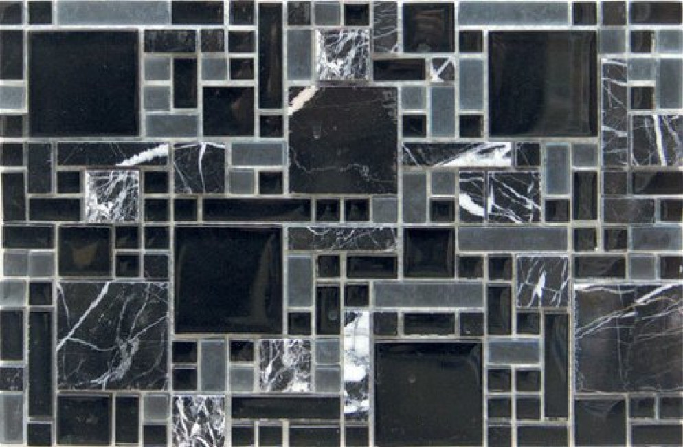 Мозаика Irida 30x30 Elite Black, Стекло Камень Керамика Elite Black камень 8мм Мозаика Irida 30x30 Elite Black, Стекло Камень Керамика Elite Black камень 8мм