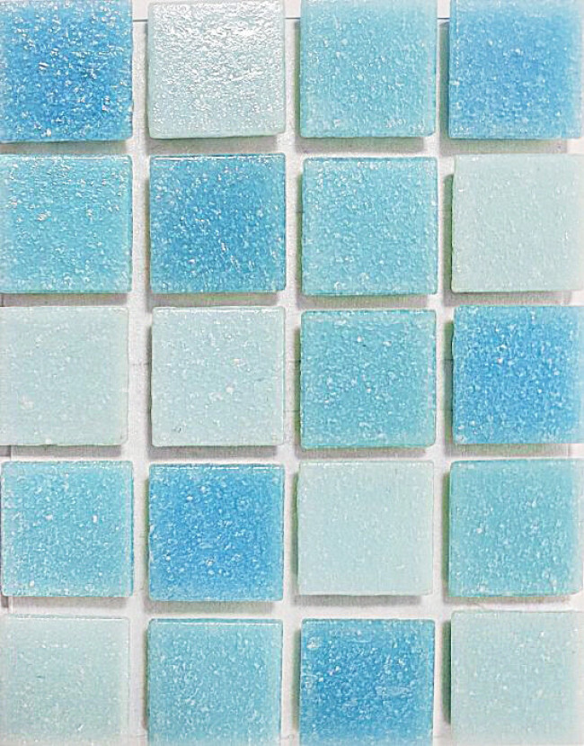 Мозаика Irida 33x33 Skyblue New,Стеклянная Skybluenew голубой 4мм Мозаика Irida 33x33 Skyblue New,Стеклянная Skybluenew голубой 4мм