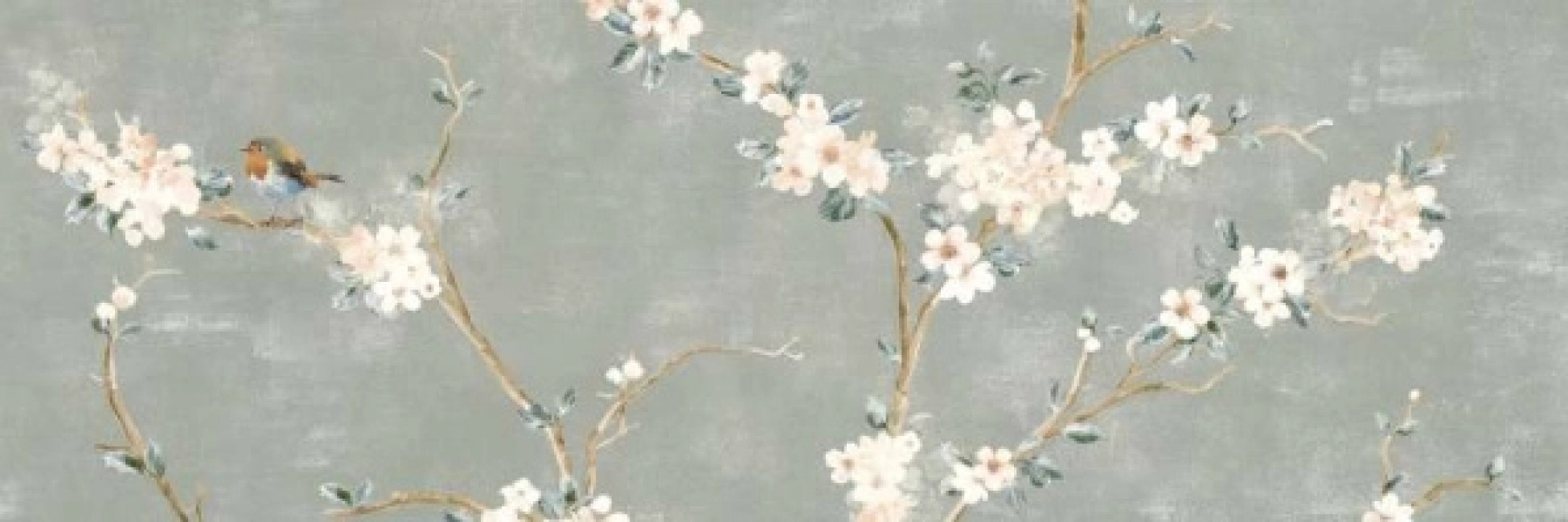 Плитка 120x40 6мм RA1N Mixed Verde Decoro Fiori di Pesco A Rett. матовая Ragno Плитка 120x40 6мм RA1N Mixed Verde Decoro Fiori di Pesco A Rett. матовая Ragno