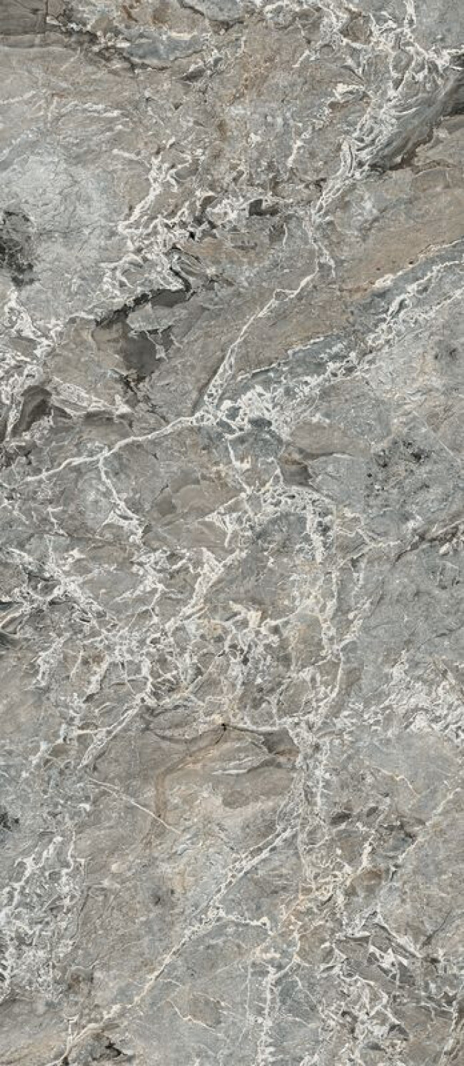 Плитка Rex Ceramiche 280x120 Authentic Luxe Marble Aubisque Gl 781179 глянцевая серый камень, мрамор 6мм Плитка Rex Ceramiche 280x120 Authentic Luxe Marble Aubisque Gl 781179 глянцевая серый камень, мрамор 6мм