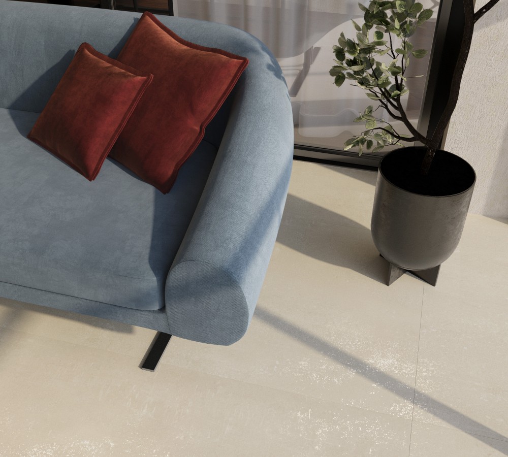 Керамогранит 160x80 9мм матовая с глянцевым эффектом CZ-GL01-B Canvas Crema бежевый бетон Arcadia Ceramica Керамогранит 160x80 9мм матовая с глянцевым эффектом CZ-GL01-B Canvas Crema бежевый бетон Arcadia Ceramica