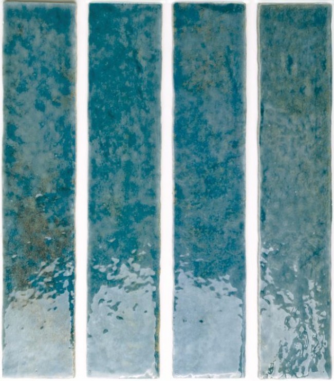 Плитка Wow 25x5 Potters Prusian 133174 глянцевая синий 9мм Плитка Wow 25x5 Potters Prusian 133174 глянцевая синий 9мм