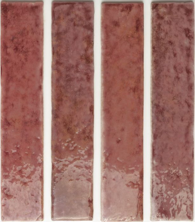Плитка 25x5 9мм Potters Wine 133175 глянцевая красный краска, штукатурка Wow Плитка 25x5 9мм Potters Wine 133175 глянцевая красный краска, штукатурка Wow