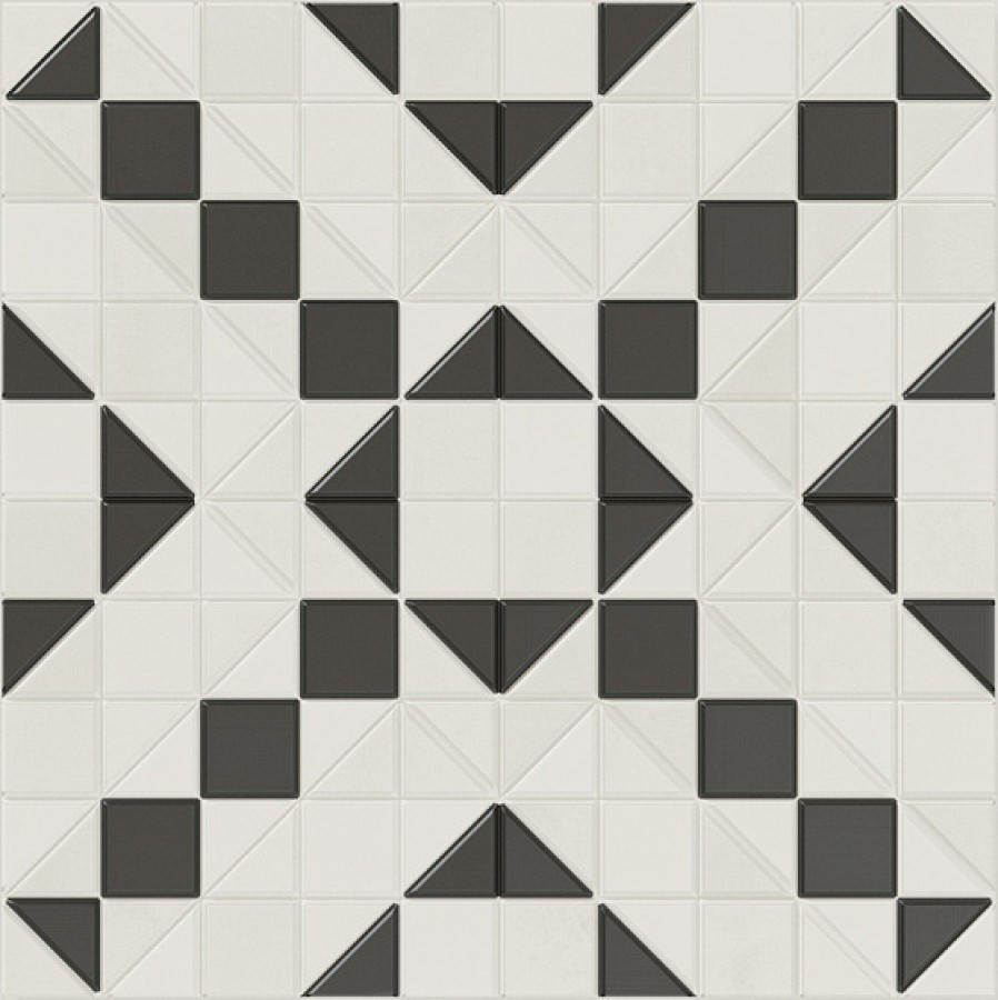 Керамогранит 28x28 Tesserae Like B&W 130014 Wow Керамогранит 28x28 Tesserae Like B&W 130014 Wow