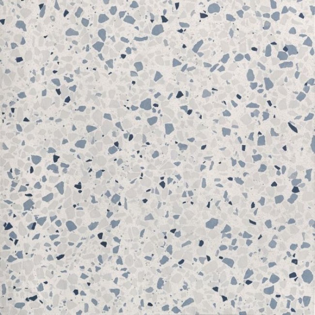 Плитка 60x60 Glim Azzurro Matt R10 Frt8 матовая белый, голубой камень, терраццо Fap Ceramiche Плитка 60x60 Glim Azzurro Matt R10 Frt8 матовая белый, голубой камень, терраццо Fap Ceramiche