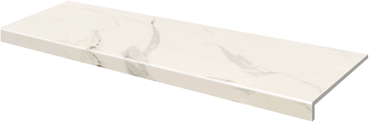 Ступень фронтальная 120x33 Mandalay Recto White матовая APE Ступень фронтальная 120x33 Mandalay Recto White матовая APE