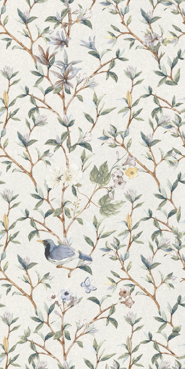 Керамогранит Caprice Creeper White Rect матовая растительность белый Керамогранит Caprice Creeper White Rect матовая растительность белый