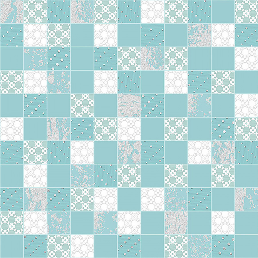 Мозаика 31x31 DW7MSC16 Rainfall Mosaic Aquamarine глянцевая 8мм AltaCera Мозаика 31x31 DW7MSC16 Rainfall Mosaic Aquamarine глянцевая 8мм AltaCera