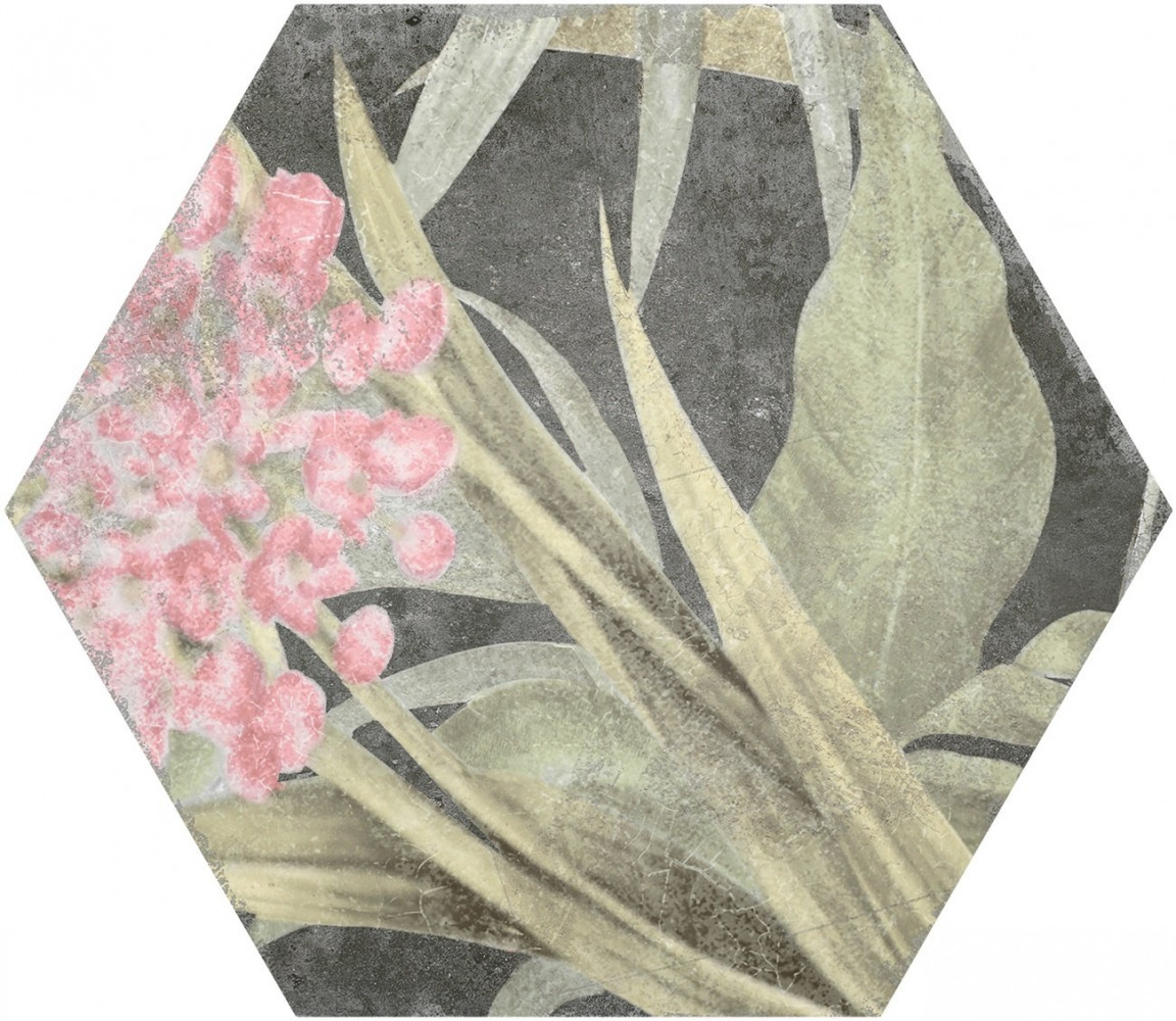 Керамогранит 27x23 Aruba Lava Hex Saona матовая Durstone Керамогранит 27x23 Aruba Lava Hex Saona матовая Durstone