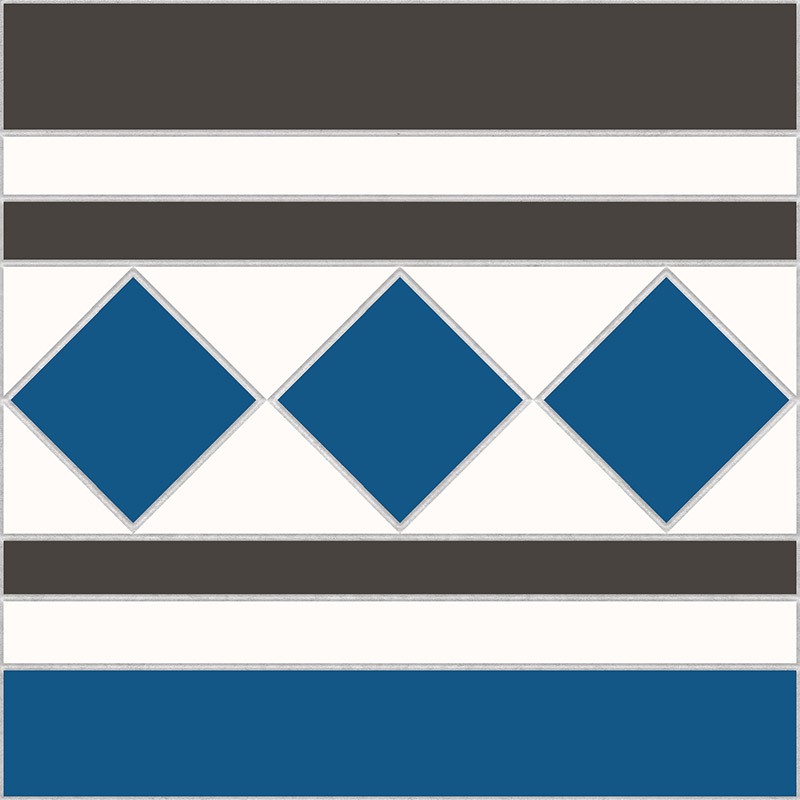 Керамогранит 23x23 Victorian Dreams Cenefa Bristol Blue матовая Kerlife Керамогранит 23x23 Victorian Dreams Cenefa Bristol Blue матовая Kerlife